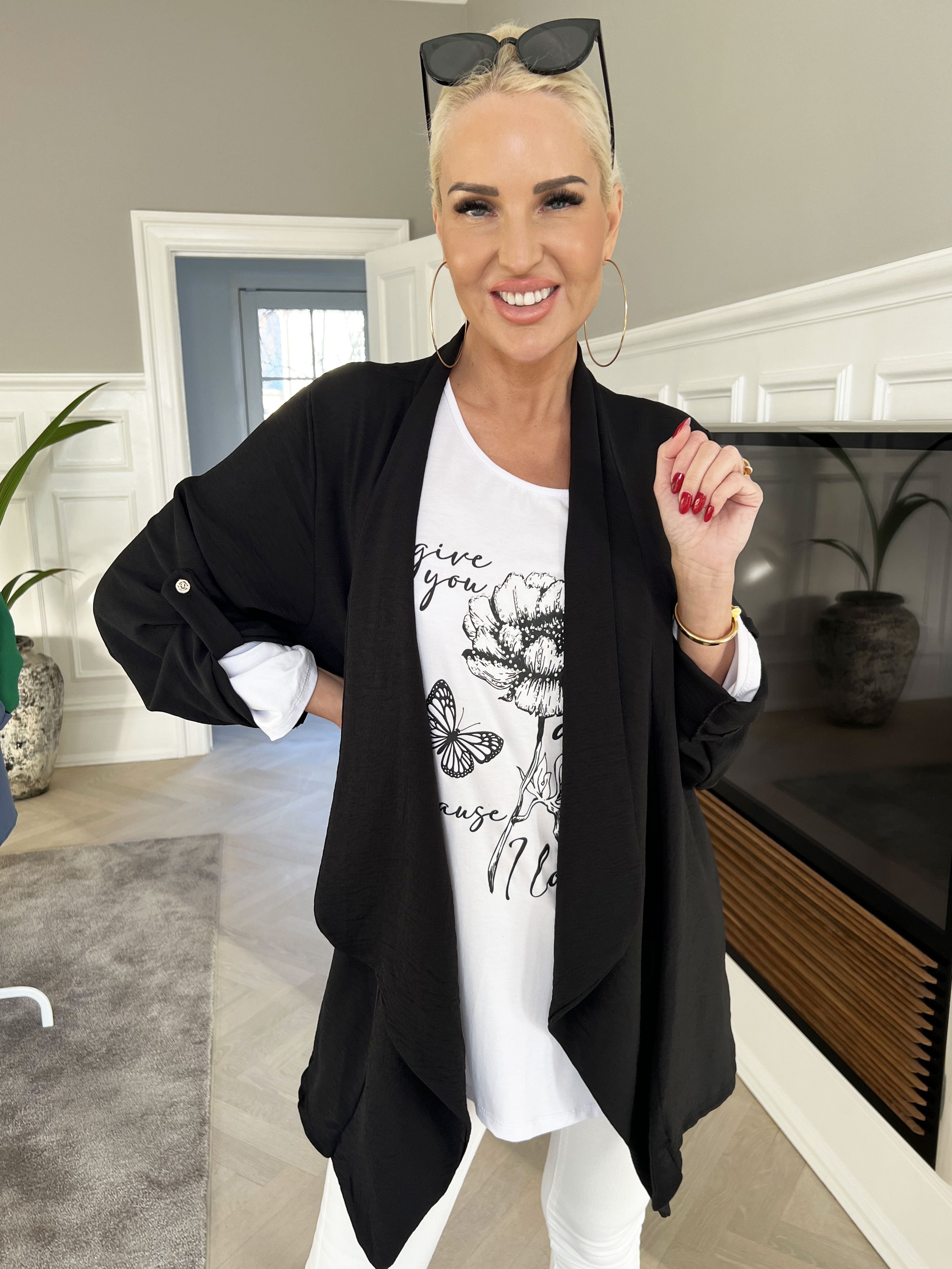 Dream - Enkel cardigan i let og fint stof